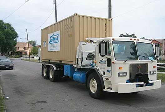 Container Moving Truck