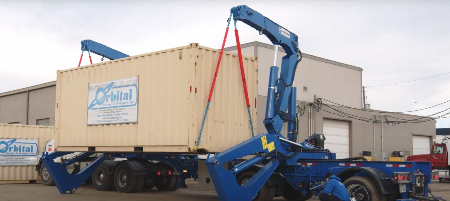 Sideloading Trucks to Move Your Containers
