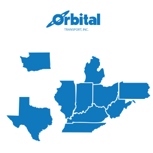 States of Orbital Transport Regional Coverage